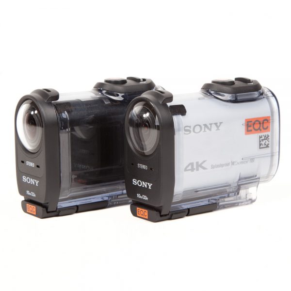 Sony FDR-X1000V 4K-Actionkamera mit ZEISS-Tessar-Objektiv und 170° Ultraweitwinkel-Bildwinkel.