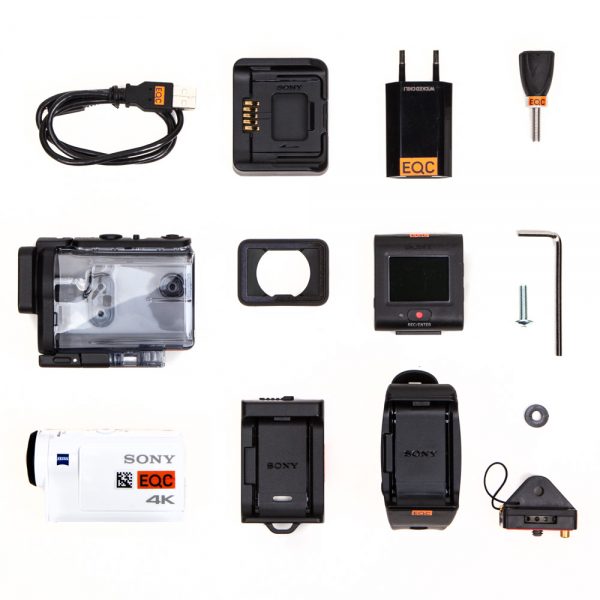 Sony FDR-X3000R 4K-Actionkamera mit optisch stabilisiertem Weitwinkelobjektiv und wasserfestem Gehäuse bis 60 m.