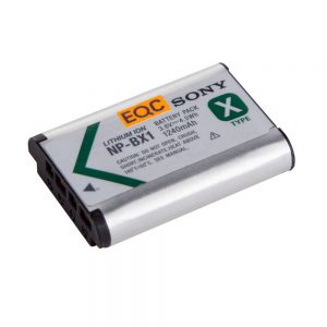 Sony NP-BX1 Lithium-Ionen-Akku vom Typ X mit 3,6 V und 4,5 Wh für die FDR-X1000V.