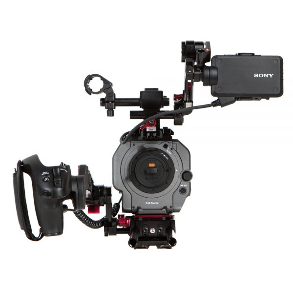 Sony FX9, Vollformat-Cine-Kamera mit elektronischem ND-Filter über vier bis 128 Blendenstufen.