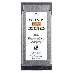 Sony QDA-EX1 XQD auf SxS ExpressCard Adapter für die Nutzung von XQD-Karten in ExpressCard-34-Steckplätzen.