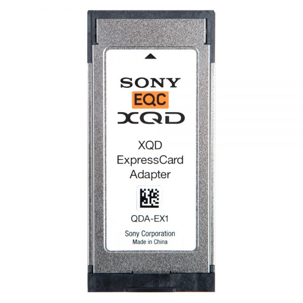 Sony QDA-EX1 XQD auf SxS ExpressCard Adapter für die Nutzung von XQD-Karten in ExpressCard-34-Steckplätzen.