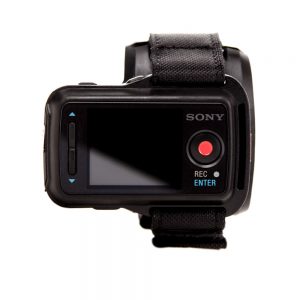 Sony RM-LVR2 Fernsteuerung für die FDR-X1000V, Live-View-Armbandfernbedienung mit Wi-Fi und NFC.