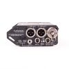 Sound Devices 302 tragbarer Tonmischer mit symmetrierten Line-Ausgängen und Rückkanal-Anschlüssen, Frontansicht.