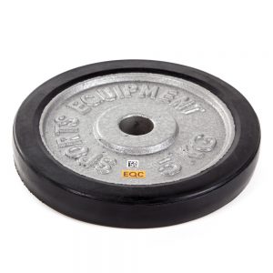 Sports Equipment 5kg Gewichtsscheibe mit gummiertem Schutzrand als Gegengewicht für Jibs und Kräne.