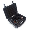 Der stabile Koffer schützt Modul und Zubehör beim Transport zum Drehort und zurück. SteadXP+ Stabilisierungs-Set im stoßfesten Koffer mit Fächern für Modul, Akkus und Kabel.