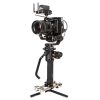 Steadicam Steadimate-S Vibrationsisolator, hier komplett mit Ronin-S-Gimbal, Kamera und Objektiv aufgebaut.