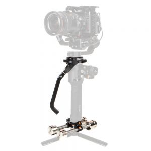 Steadicam Steadimate-S Vibrationsisolator für Ronin-S-Gimbals mit Handgriff und klappbaren Standfüßen.