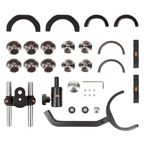 Steadicam Steadimate-S Zubehörset mit Kardanring, Ausgleichsgewichten und Montageteilen für Ronin-S-Gimbals.
