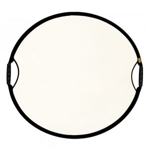 Sunbounce Sun-Mover Oval, faltbares Reflektor-Set mit Silber-/Weiß-Bespannung und Griffen.