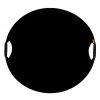 Die mitgelieferte Black-Hole-Abdeckung dient zur gezielten Abschattung und Kontraststeigerung. Sunbounce Sun-Mover Oval mit schwarzer Black-Hole-Abdeckung zur gezielten Negativ-Abschattung.