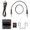 Aufnahmelösung für Lavalier-Mikrofone, einsetzbar als Hauptaufnahme oder Backup zu einem drahtlosen Sender. Tascam DR-10C, ein portabler Audio-Rekorder mit 48 kHz/24-Bit-Aufzeichnung und Limiter am Eingang.