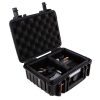 AES-128-Verschlüsselung und Störunterdrückung im 2,4- sowie 5,8-GHz-Band sichern die Übertragung ab. Teradek Bolt 500 Sidekick LT Empfänger in gepolstertem Hartschalenkoffer für den sicheren Transport.