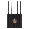 Teradek Link WLAN-Router mit vier Antennen und robustem Aluminiumgehäuse für den mobilen Einsatz.