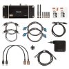 Bonding-Encoder für Live-Streams mit HDMI- und SDI-Eingang, H.264/HEVC-Codierung und eingebautem Rekorder. Teradek VidiU Go Live-Streaming-Encoder mit sechs Antennen für Bonding über LTE, WLAN und Ethernet.