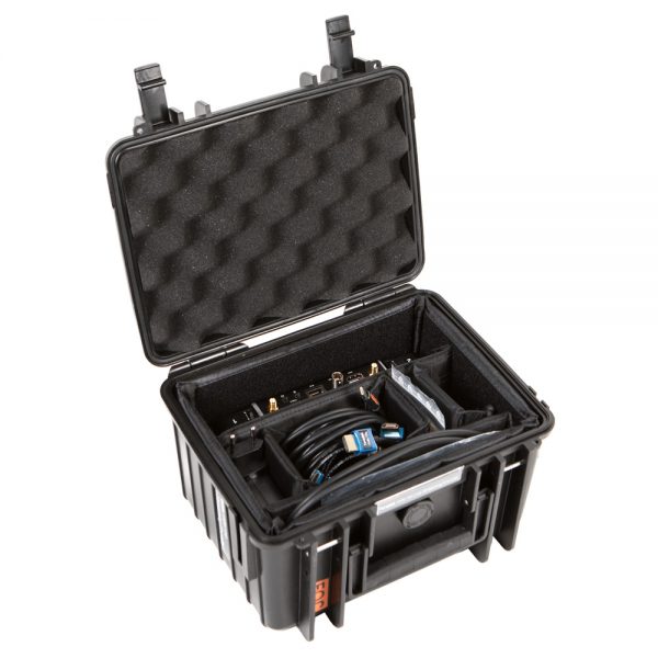 Teradek VidiU Go Live-Streaming-Encoder mit sechs Antennen für Bonding über LTE, WLAN und Ethernet.