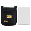 Kontrastfilter der Ultra-Contrast-Serie, im Set enthalten ist eine Tasche. Tiffen 4x5.65 Ultra Contrast 2 Kontrastfilter, verpackt mit schwarzer Schutztasche aus der Ultra-Contrast-Serie.