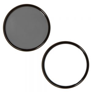 Tiffen 72mm Circular Polarizer + UV Schutzfilter Set, zwei Rundfilter mit Schraubgewinde, freigestellt.