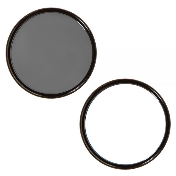 Tiffen 72mm Circular Polarizer + UV Schutzfilter Set mit getöntem Polfilter und klarem UV-Ring, 72-mm-Gewinde.