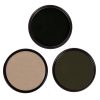 Set dreier IR-Neutraldichtefilter in abgestufter Stärke für flexible, neutrale Lichtreduzierung. Tiffen 77mm IRND 0.3, 0.6, 0.9 Filter Set mit drei Rundfiltern in abgestufter Dichte, 77-mm-Gewinde.