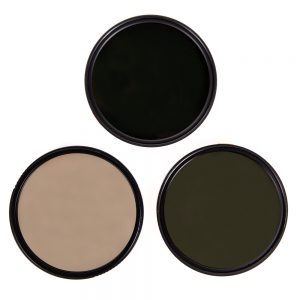Tiffen 77mm IRND 0.3, 0.6, 0.9 Filter Set mit drei Rundfiltern in abgestufter Dichte, 77-mm-Gewinde.