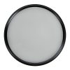 IR-Neutraldichtefilter aus Water-White-Glas hält Farben auch bei Abdunklung sauber. Tiffen 77mm IRND 0.3 Filter aus Water-White-Glas, rund mit 77-mm-Gewinde, freigestellt vor weißem Hintergrund.