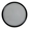 IR-Neutraldichtefilter aus Water-White-Glas hält Farben auch bei stärkerer Abdunklung sauber. Tiffen 77mm IRND 0.6 Filter aus Water-White-Glas, rund mit 77-mm-Gewinde, freigestellt vor weißem Hintergrund.