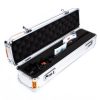 Schlanker Aluminiumkoffer für den sicheren Transport des Probe-Objektivs. Laowa 24mm f/14 2X Makro Probe-Objektiv PL Mount im schlanken Aluminium-Transportkoffer.