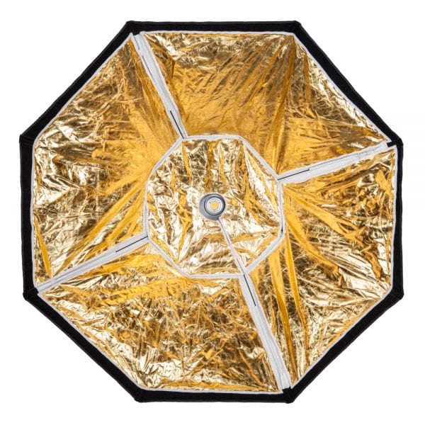 Walimex Octagon Softbox mit 150 cm Durchmesser, Bowens-Anschluss und über den Speedring 360° drehbar.