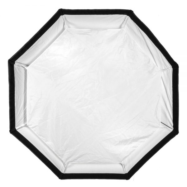 Walimex Octagon Softbox mit 150 cm Durchmesser, Bowens-Anschluss und über den Speedring 360° drehbar.