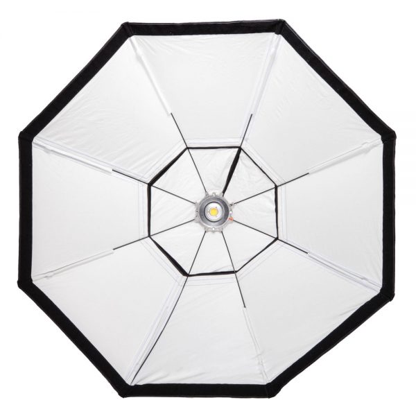 Walimex pro Oktagon Softbox 200cm mit Bowens-Anschluss und Wabengitter für weiches Streulicht.