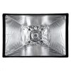 Rechteckige Softbox mit Easy-Aufbau für weiches, gerichtetes Licht mit sauberem Reflex – vielseitig für Porträt und Produktfotografie. Walimex pro Softbox Easy 90 x 60cm, Innenansicht mit silberner Reflexfläche und Speedring-Adapter.