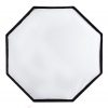 Achteckige Softbox mit schnellem Schirm-Aufbau (Easy) für großflächiges, sehr weiches Licht mit rundem Catchlight; inklusive Diffusoren und Wabengitter. Walimex pro Softbox Oktagon Easy 150cm mit reinweißer Diffusorfläche im Easy-Rahmen.