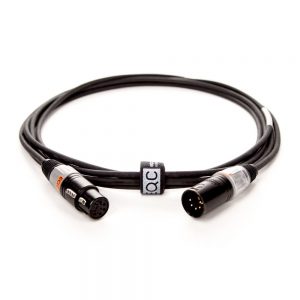 5-poliges XLR-Kabel mit 5 m Länge für symmetrische Doppel-Audio- oder Steuersignale.