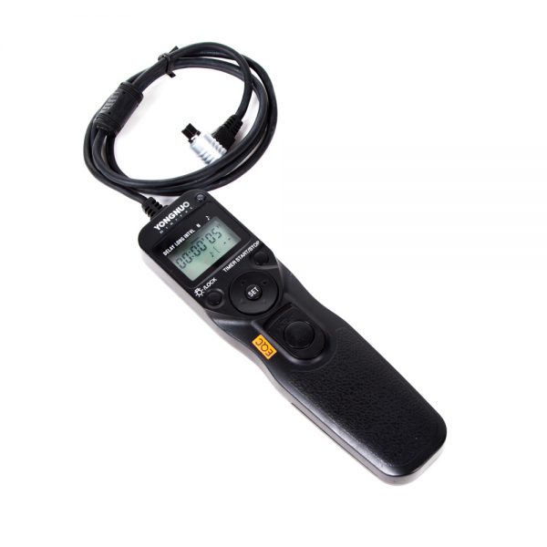 Yongnuo MC-36b Kabel-Fernauslöser für Canon-Kameras mit Selbstauslöser-, Intervall- und Langzeit-Timer.