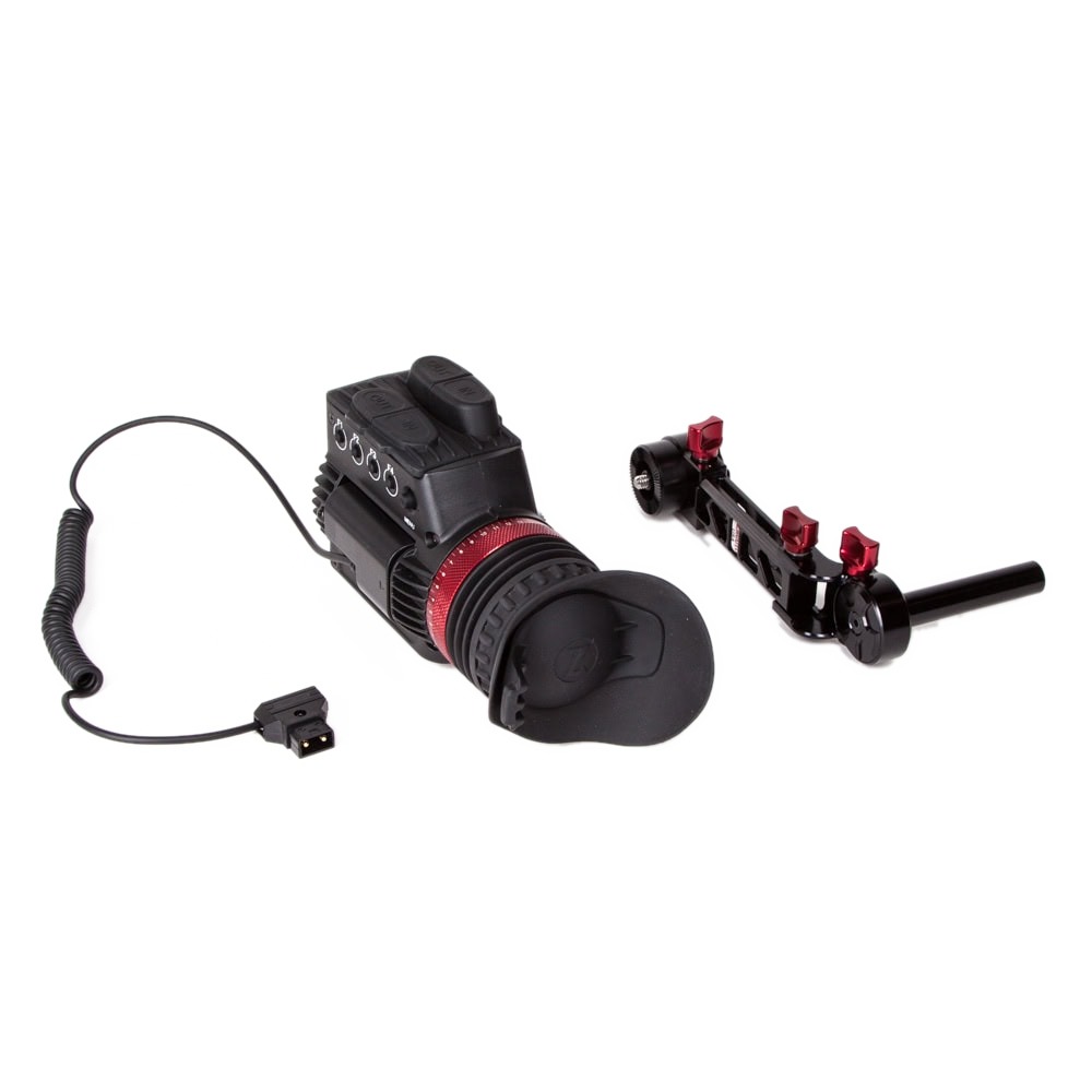 Zacuto Gratical HD elektronischer Micro-OLED-Sucher mit HDMI- und SDI-Eingang für Kamerarigs.