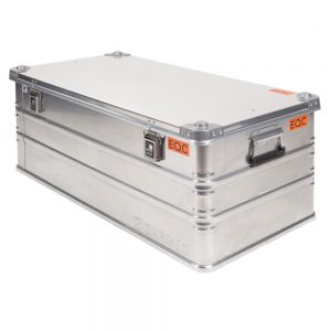 Zarges Aluminium Box K470 Transportkoffer mit 162 Liter Volumen und 10,9 kg Eigengewicht.