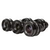 Robuste, leichte Vintage-Objektive im Stealth-Gehäuse ohne Einschränkung für Kompendien und motorisierte Schärfesysteme. Zeiss High Speed MKII Rehoused Objektiv-Set mit fünf T1.3-Brennweiten und 95 mm Frontdurchmesser.
