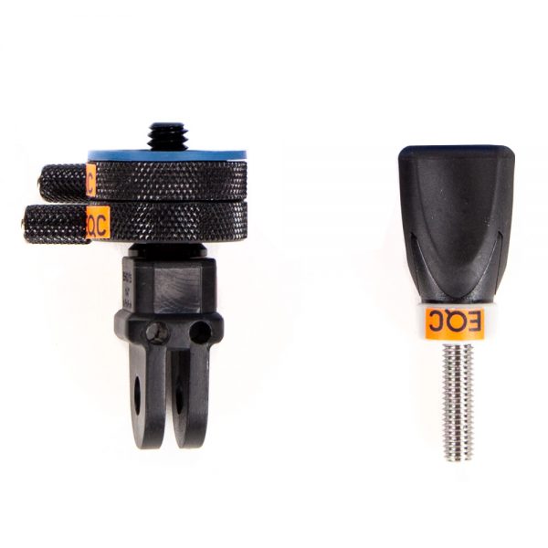 iSHOXS 2 Profork Stativschraubenadapter setzt das GoPro-Stecksystem auf ein 1/4-Zoll-Gewinde um.