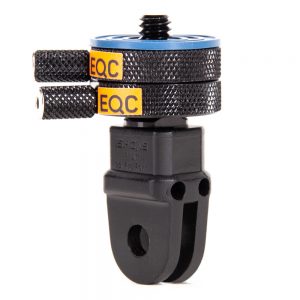 iSHOXS 2 Profork Stativschraubenadapter setzt das GoPro-Stecksystem auf ein 1/4-Zoll-Gewinde um.