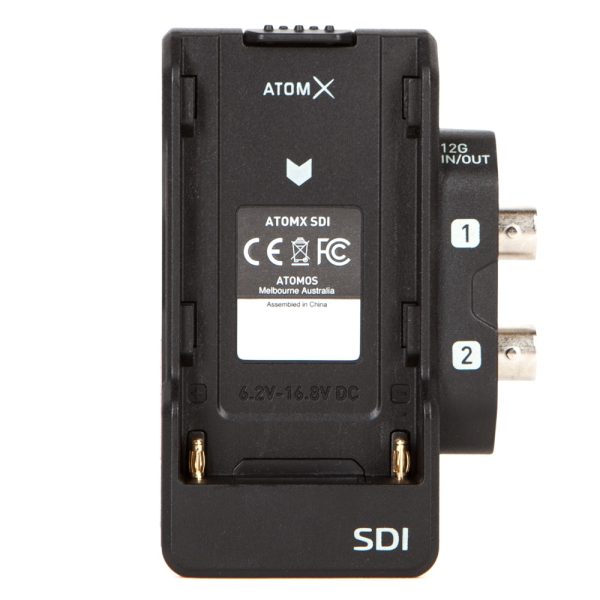 Atomos AtomX SDI Erweiterungsmodul mit zwei 12G-BNC-Anschlüssen für den Atomos Ninja V.