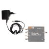 Zeigt bis zu vier unabhängige SD-/HD-SDI-Quellen gleichzeitig auf einem Display, mit Labels und Audiometern pro Ansicht. Blackmagic Design MultiView 4 HD Multiviewer für vier unabhängige SD-/HD-SDI-Quellen auf einem gemeinsamen Display.