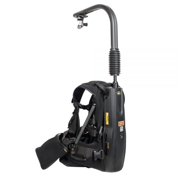 Easyrig Vario 5 Kamera-Tragsystem für 5 bis 17 kg Tragfähigkeit mit gefedertem Stoßdämpfer-Arm.