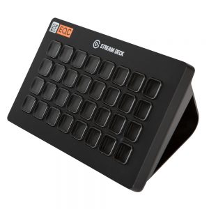 Elgato Stream Deck XL Streaming-Controller mit 32 programmierbaren LCD-Tasten für Windows und Mac.