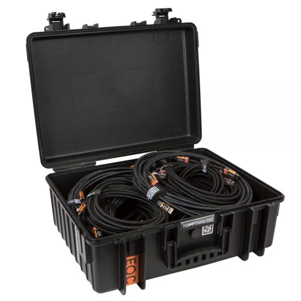Das HDMI-Kabelset der IBRA Orange Gold Series überträgt 4K-Video mit bis zu 18 Gbps Bandbreite.