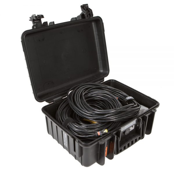 Der HDMI-Verteiler CAT Extender teilt ein HDMI-Signal über CAT6-Kabel auf bis zu 50 m Reichweite.