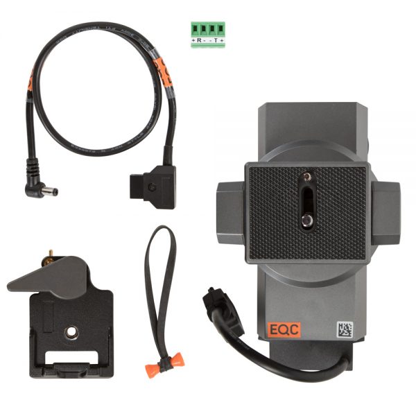 Pan/Tilt Remote Head für Blackmagic Micro Studio Kamera 4K mit 340° Schwenk- und ±15° Neigebereich.