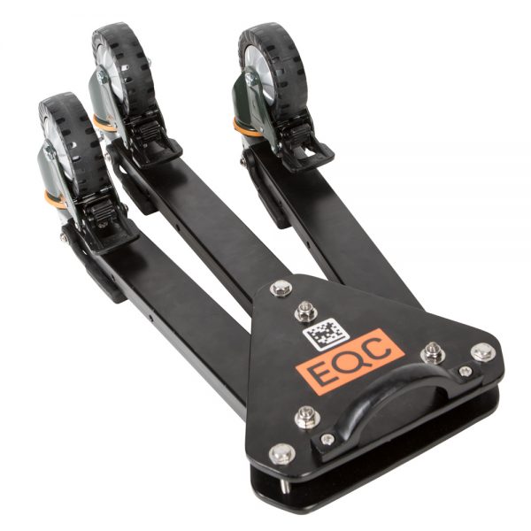 Portable Rollspinne (Stativ-Dolly) aus Aluminium mit einer Tragfähigkeit von bis zu 500 kg für Schwerlaststative.