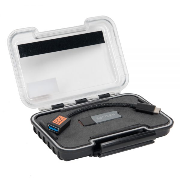 Softron Multicam Logger 2 USB-Dongle zur Aufzeichnung von Liveschnitt an ATEM- und TriCaster-Videomischern.