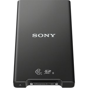 Sony MRW-G2 Kartenlesegerät für CFexpress Typ A und SD/UHS-II mit USB 3.2 Gen 2 Anschluss.